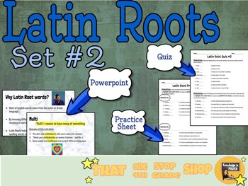 Preview of Latin Roots Set #2
