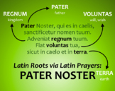 Latin Roots via Latin Prayers: "Pater Noster"