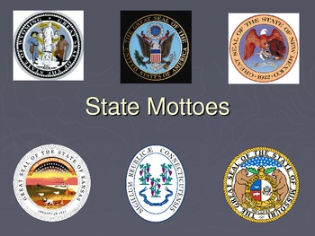Preview of Latin State Mottoes