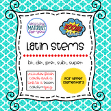 Latin Stems 1 for Boom Learning℠ and Boom Cards™