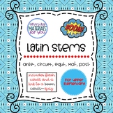 Latin Stems 3 for Boom Learning℠ and Boom Cards™