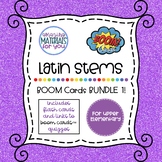 Latin Stems BUNDLE 1 for Boom Learning℠ and Boom Cards™