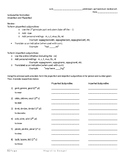 Latin Subjunctive Formation Worksheet: Imperfect and Pluperfect