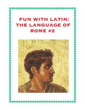 Preview of Latin: The Language of Rome Fun Worksheet #2