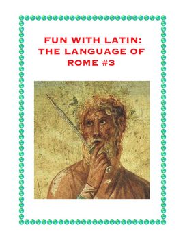 Preview of Latin: The Language of Rome Fun Worksheet #3