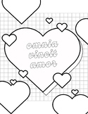 Latin Valentines Day Coloring Pages