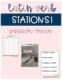 Latin Verb Conjugation Practice: Passive Verb Stations
