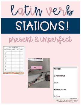 Latin Verb Conjugation Practice Stations By Amy Skillicorn Tpt