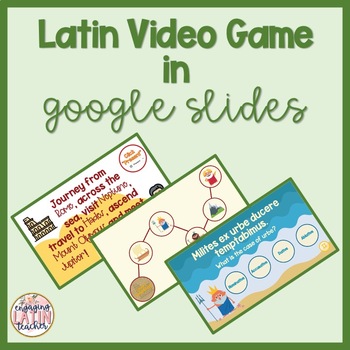 Preview of Latin Video Game via Google Slides