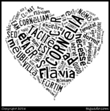 Latin Vocabulary - Ecce Romani Word Clouds