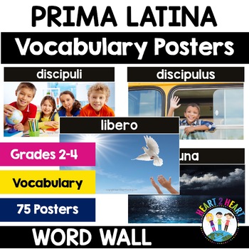 Preview of Latin Vocabulary Posters & Activities {Prima Latina Lessons 1-20}
