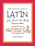 Latin Vocabulary Puzzles - Review of Body Words for First 