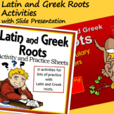 Latin and Greek Roots Activities with Slide Presentation