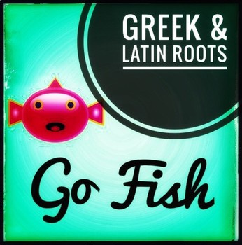 Preview of Greek and Latin Roots - Go Fish Card Game