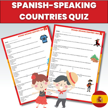 Preview of Latin and Hispanic Countries Trivia Quiz | Spanish Speaking Countries Quiz