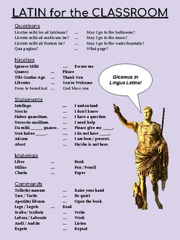 Preview of Latin for the Classroom