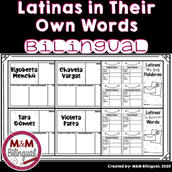 Preview of Latinas in Their Own Words | Womens History Month BILINGUAL