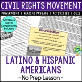 Latino & Hispanic Americans Civil Rights Lesson - Reading 