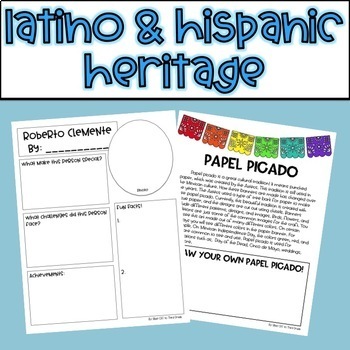 Preview of Latino & Hispanic Heritage