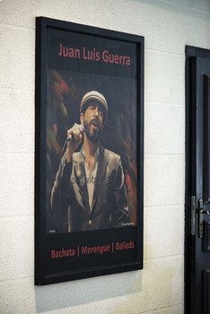 Preview of Latino Music Legends Posters | Juan Luis Guerra (Bachata/Merengue/Ballads)