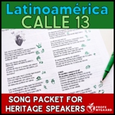 Latinoamérica by Calle 13 Song Annotation Packet for Herit