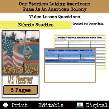 Preview of Latinx Americans: Guam As An American Colony Video Lesson Questions