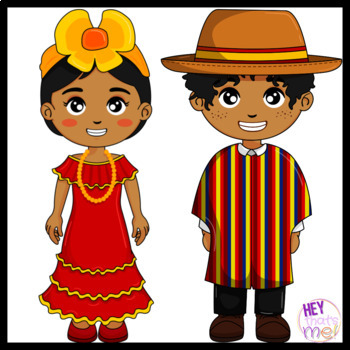 Latinx Kids | Latin American Heritage | Clip Art by Hey That's Me Clip Art