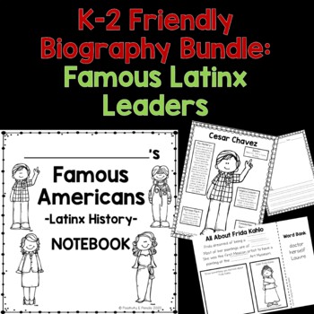 Preview of Latinx Leaders Writing Bundle