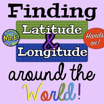 Preview of Latitude and Longitude Worksheet | 3 Activities for Latitude Longitude