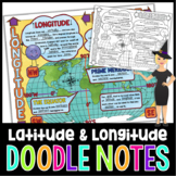Latitude and Longitude Doodle Notes | Science Doodle Notes