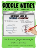 Latitude & Longitude Doodle Notes& Anchor Chart Poster (Ea