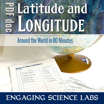 Preview of Latitude and Longitude Activity: Map Skills; Finding Locations on a Globe or Map