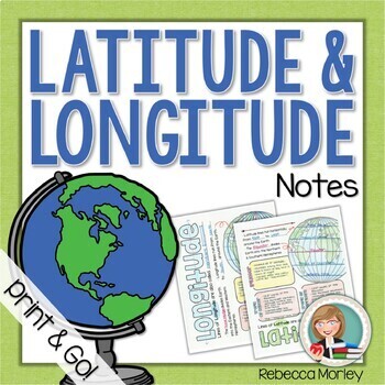 Preview of Latitude and Longitude Worksheet Activities