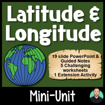 Preview of Latitude and Longitude - Engaging PowerPoint, Challenging Activities!