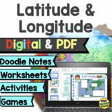 Latitude and Longitude Games, Worksheets and Activities Di