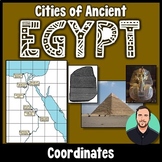 Latitude and Longitude Practice - Egyptian Cities & Artifacts