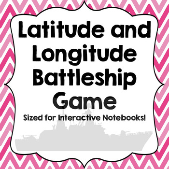 Preview of Latitude and Longitude Review Game- Battleship