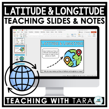 Preview of Latitude and Longitude Slides and Notes | Geography