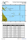 Latitude & longitude exercise - Tropical Cyclone Harold