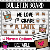 Latte Coffee Cups Bulletin Board Craft - [EDITABLE]