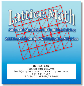 Preview of Lattice Math: Alternate Strategies for Problem Solving – +, —, x, ÷