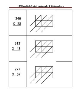 lattice method of multiplication