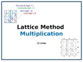 Lattice Method Multiplication - Teaching PowerPoint