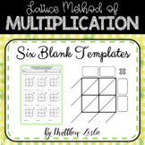 Lattice Method of Multiplication (Blank Worksheets)