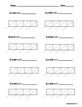 lattice multiplication worksheets 3 by 1 a worksheet blog