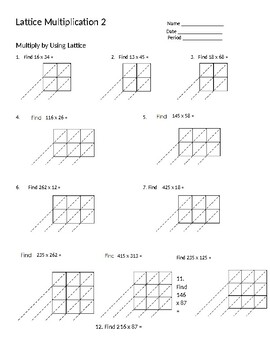 lattice multiplication by keith melvill teachers pay