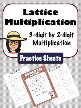 lattice multiplication 3 digit by 2 digit