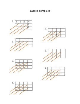 Preview of Lattice Template