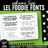 Laugh Eat Learn Fonts // Volume 2