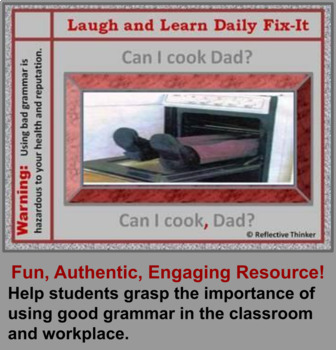 Preview of Laugh and Learn: Authentic Daily Oral Language Fix-It